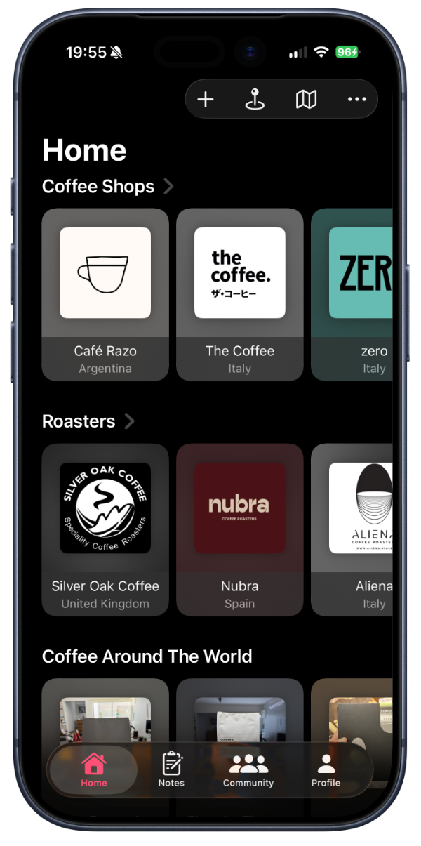Coffee Shops directory